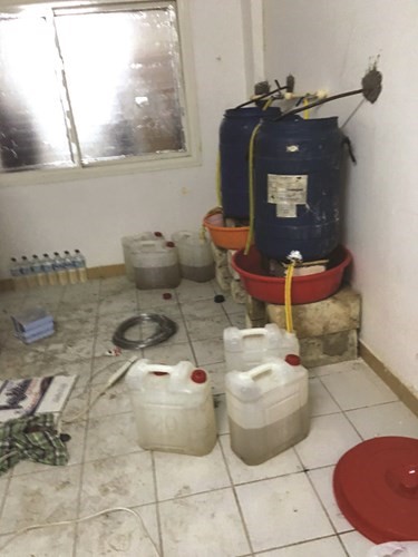 مصنع الخمور بالوفرة ﻿