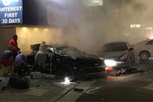 الحادث المروع تسبب في مصرع 3 اشخاص في منطقة وودلاند هيلز