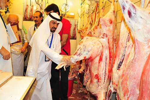 معاينة اللحوم