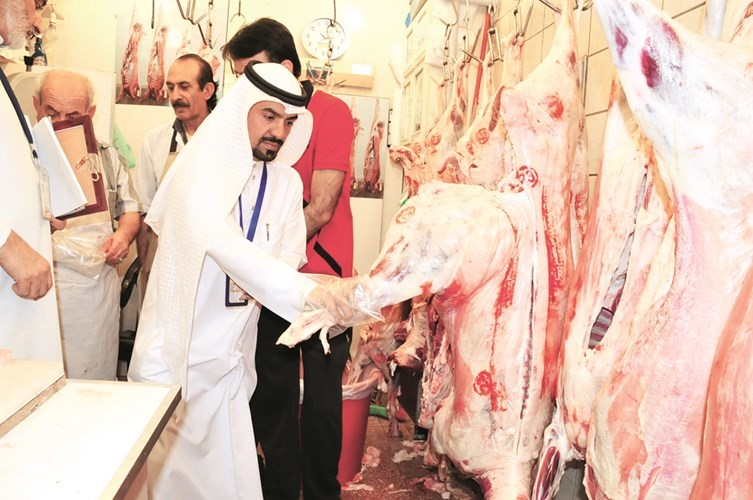كشف ظاهري على اللحوم ﻿