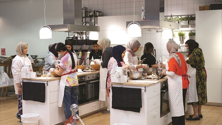 جانب من المشاركات في مبادرة ايكيا﻿