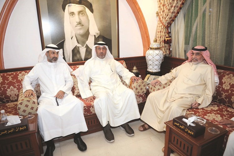 محمد البرجس وجانب من الحضور﻿