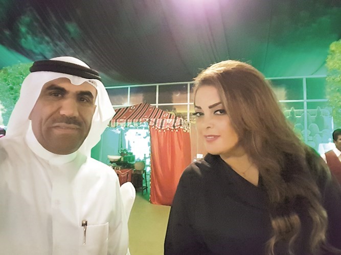 مع الزميل مفرح الشمري﻿