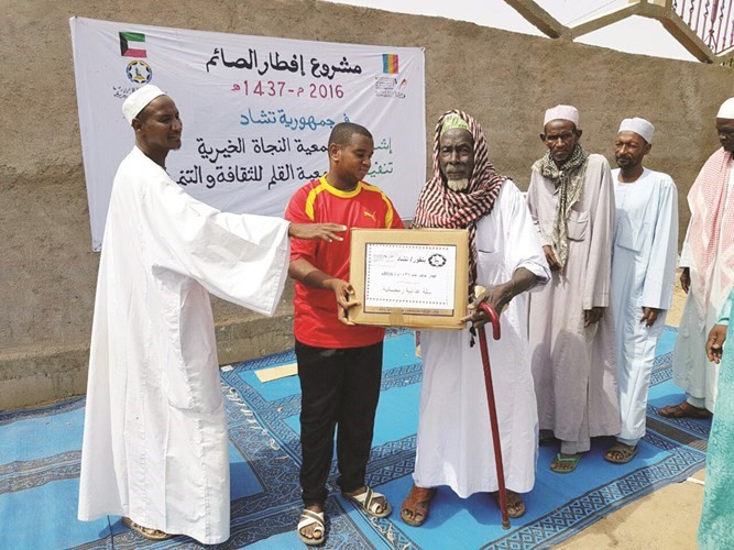 مساعدات اهل الكويت تصل تشاد 