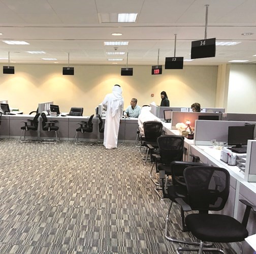 عدد قليل من المراجعين لـخدمة المواطن في الرعاية السكنية