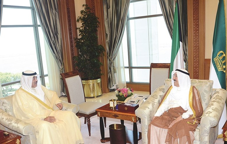 صاحب السمو الامير مستقبلا الشيخ صباح الخالد