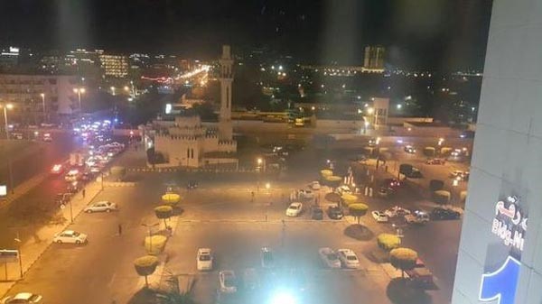 بالفيديو.. انتحاري يفجر نفسه بجوار القنصلية الأمريكية في جدة