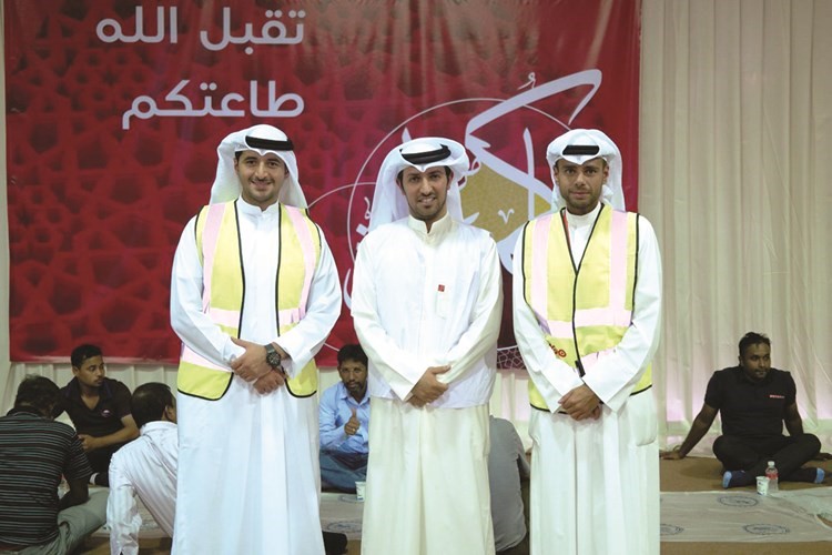 ناظم الغبرا ويوسف الشلال وعبدالرزاق المطوع
