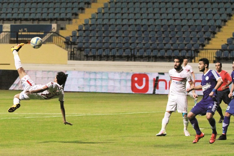 التعادل من نصيب مباراة الزمالك وسموحة 
