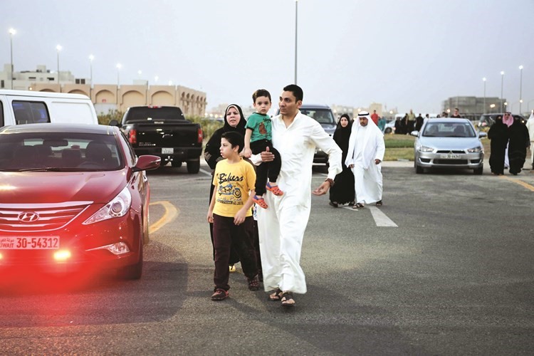 الاسر توجهت بكاملها الى المساجد لاداء صلاة العيد