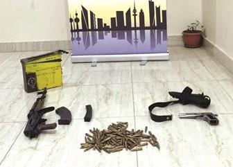 الاسلحة المضبوطة﻿