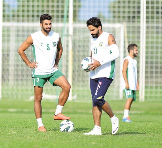  جانب من تدريب سابق للاخضر في تركيا﻿