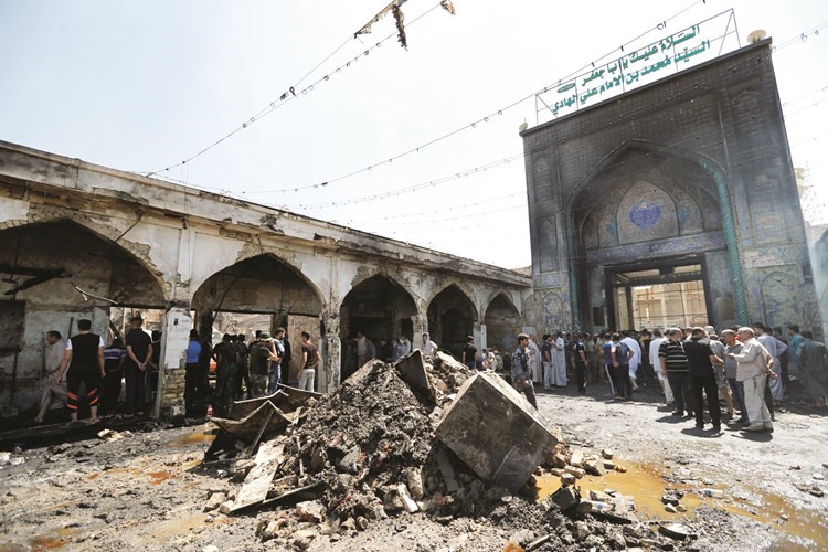 تفجير انتحاري جديد استهدف مرقد السيد محمد ابن الامام الهادي في محافظة صلاح الدينرويترز﻿
