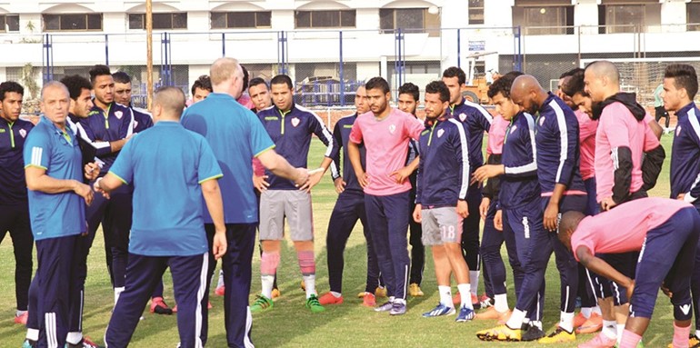 نجوم الزمالك في المهمة الاخيرة امام البطل ﻿