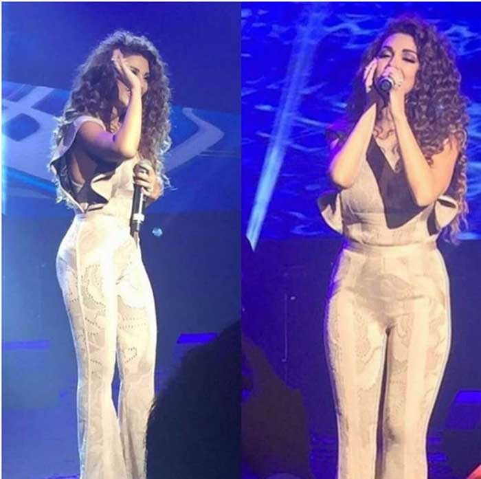 بالفيديو والصور .. ميريام فارس تشعل حماس الجمهور بعفويتها  في أبوظبي