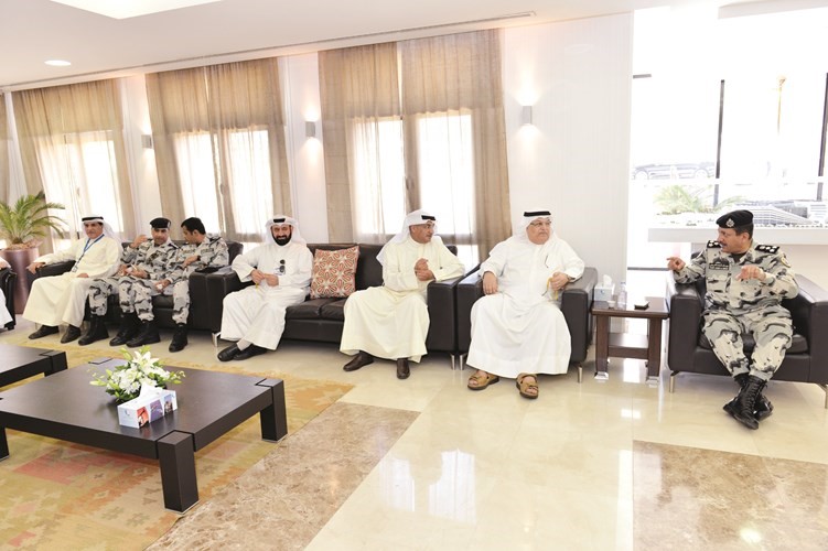 جانب من الحفل واستقبال عدد من ممثلي وزارة الداخلية﻿