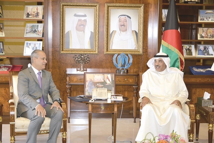  الشيخ صباح الخالد مستقبلا خالد خليفة 