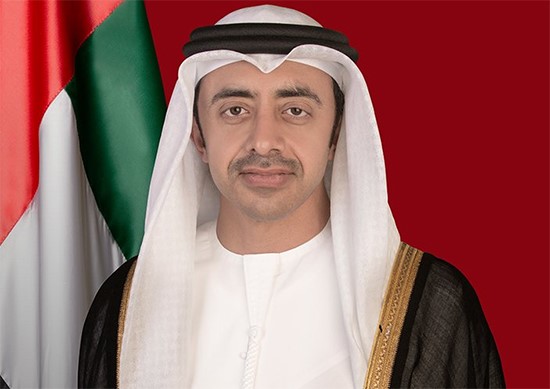وزير الخارجية الاماراتي الشيخ عبدالله بن زايد