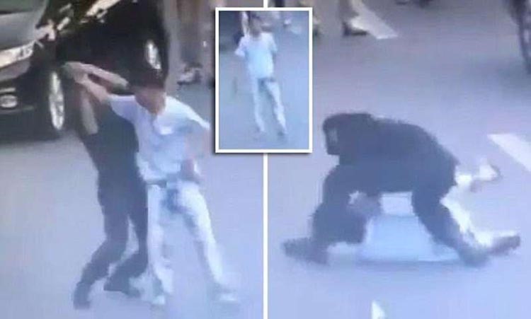 بالفيديو.. شاهد الشرطية "الرافعة" تسيطر على مسلح في ثانيتين