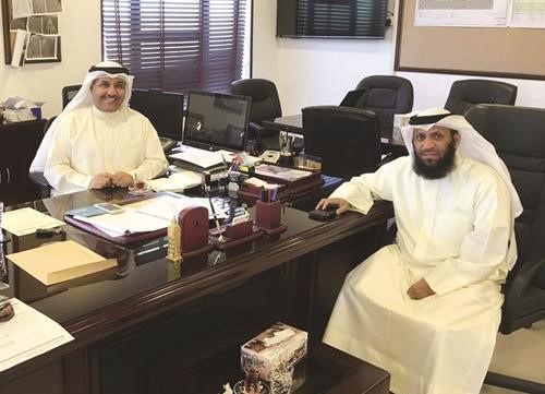 مفهد الوقيان مستقبلا مداود العسعوسي﻿