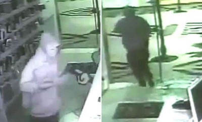 بالفيديو.. هكذا أفشل باب زجاجي جريمة لص برازيلي