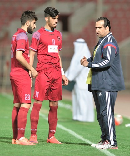المدرب ظاهر العدواني يعتمد على لاعبيه الشباب﻿
