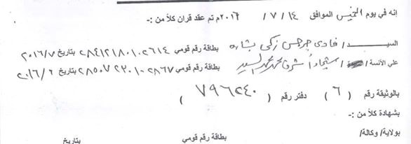 مسيحي يتزوج من فتاة مسلمة بالقاهرة 