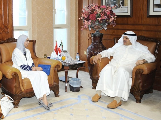  الشيخ سلمان الحمود الصباح مستقبلا دديما الوقيان 