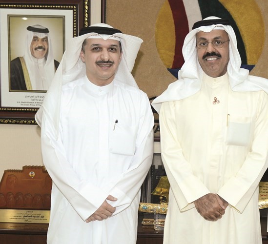الفريق اول مالشيخ احمد النواف وعبدالرحمن القديري﻿