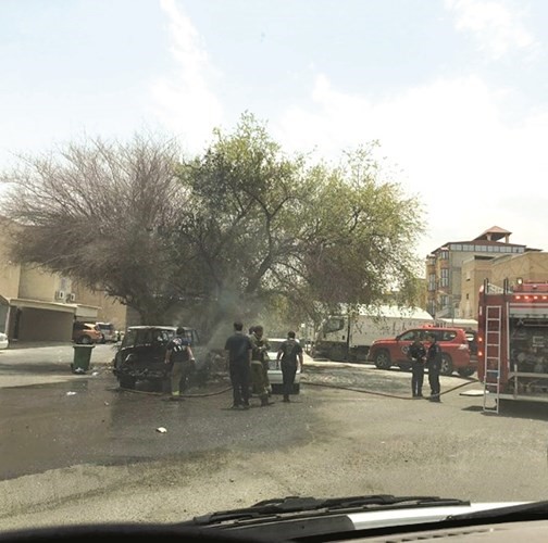 من حادث الدهس مقابل منطقتي العدان والقصور