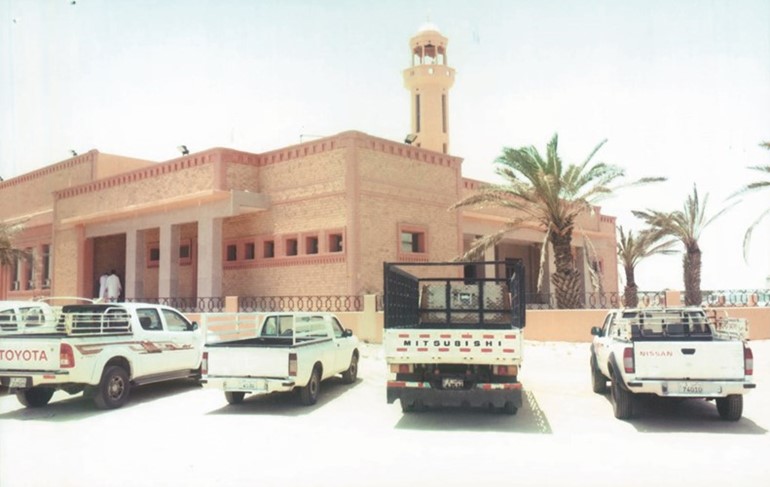 جانب من مسجد النفيسي في الوفرة