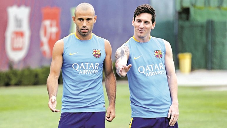 ماسكيرانو وميسي برشلونة اولا