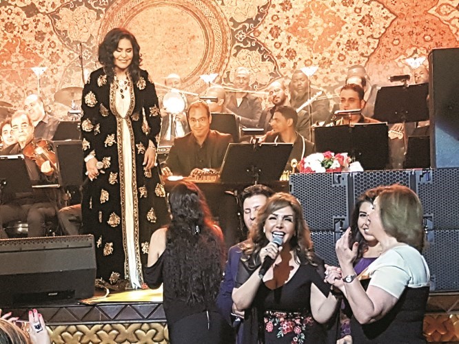 نجوم مصر يشاركون احلام غناء يا حبيبتي يا مصر