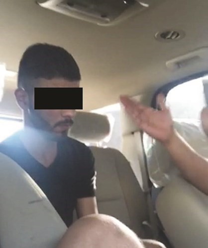 الخليجي الضحية وقد تعرض للضرب المبرح