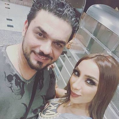 البحريني محمد الترك وزوجته الفنانة المغربية دنيا بطمة