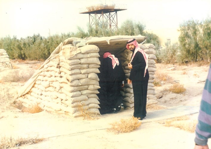 ثكنة عسكرية عراقية غاشمة في مزرعة الشيخ علي الجابر الاحمد وسط العبدلي﻿