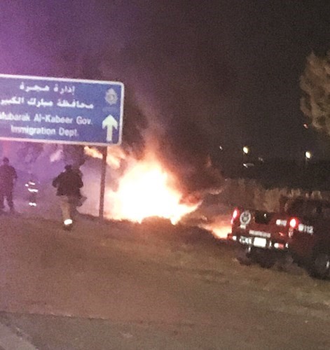 من حادث طريق الملك فهد