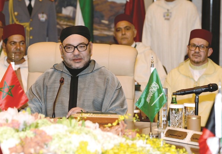 الملك محمد السادس مشاركا في القمة الخليجية المغربية بالرياض ﻿