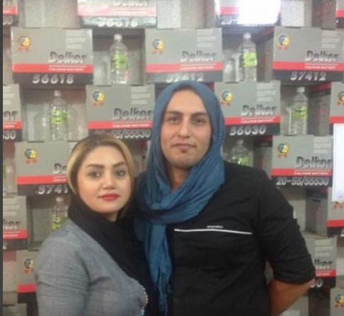 بالصور.. رجال إيران يتحدون النظام ويرتدون الحجاب !!