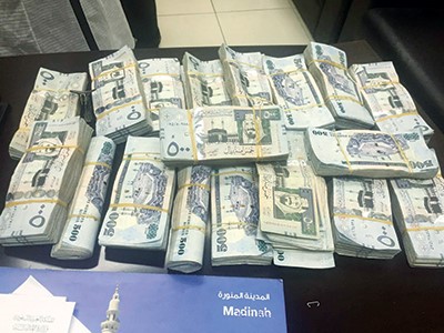 الريالات المضبوطة