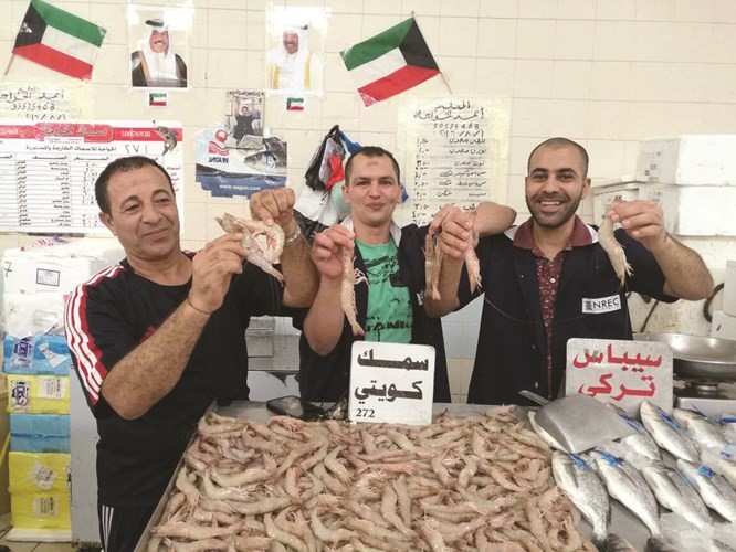 الروبيان الكويتي نزل السوق