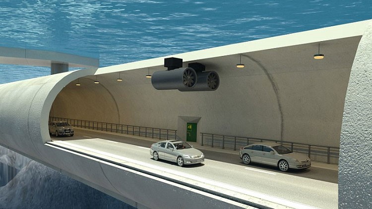 بالصور: معجزة هندسية.. النرويج تبني أول نفق عائم تحت الماء!