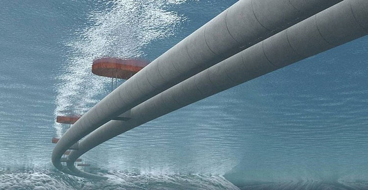 بالصور: معجزة هندسية.. النرويج تبني أول نفق عائم تحت الماء!