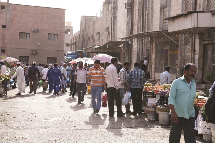 شبرة الخضار العشوائية في منطقة الجليب﻿