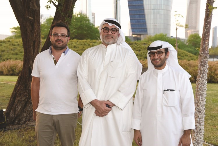 معبداللطيف المشاري وبدر المطوع واوزفادو سوزا