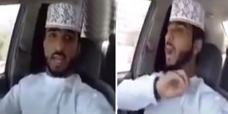 بالفيديو.. لحظة تعرُّض شاب خليجي لحادث مروع بسبب سناب شات