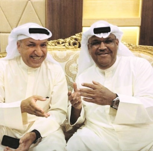 بلبل الخليج نبيل شعيل مع رئيس روتانا سالم الهندي