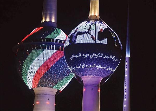 الابراج احتفلت بانجاز البطل فهيد الديحاني