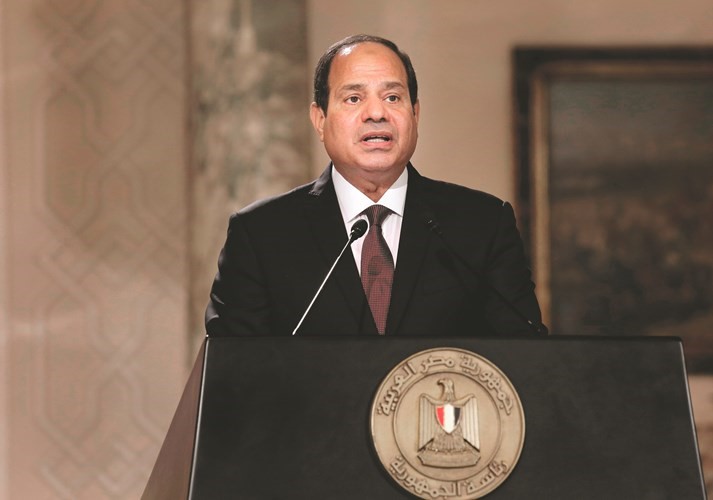 صورة ارشيفية للرئيس المصري عبدالفتاح السيسي 