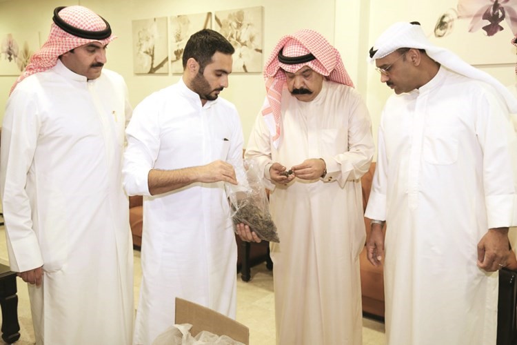 اللواء محمود الطباخ والعميد محمد الشرهان ومدير مباحث الفروانية بالانابة ﻿
